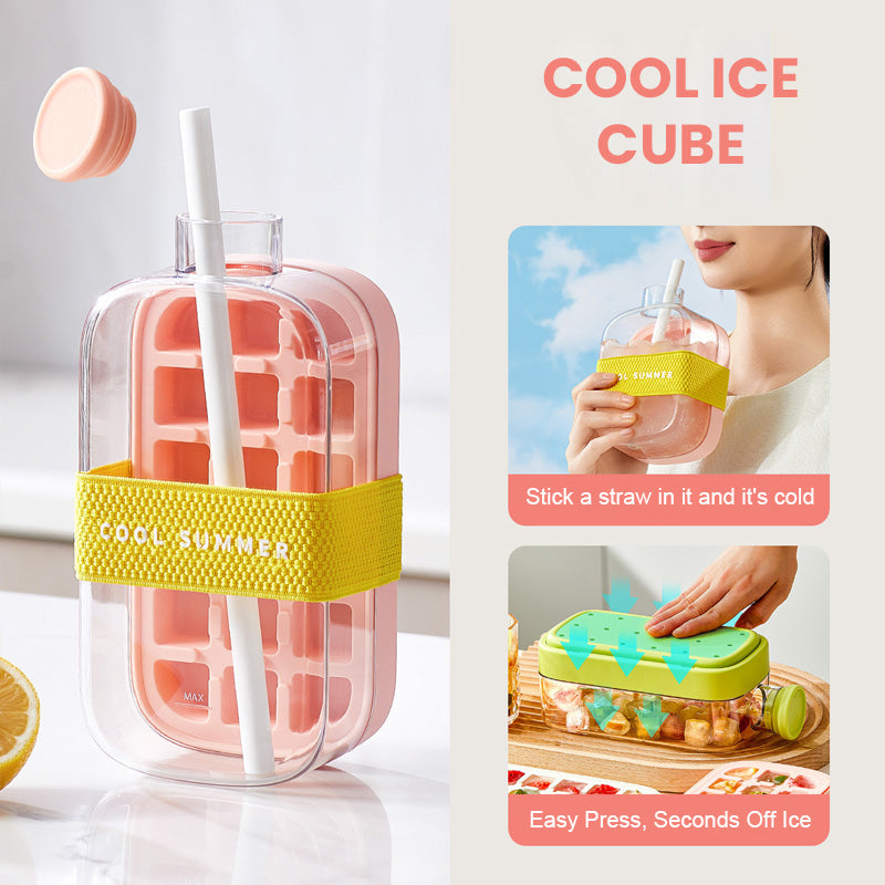 Press-to-Release Ice Cube Mold ❄️✨