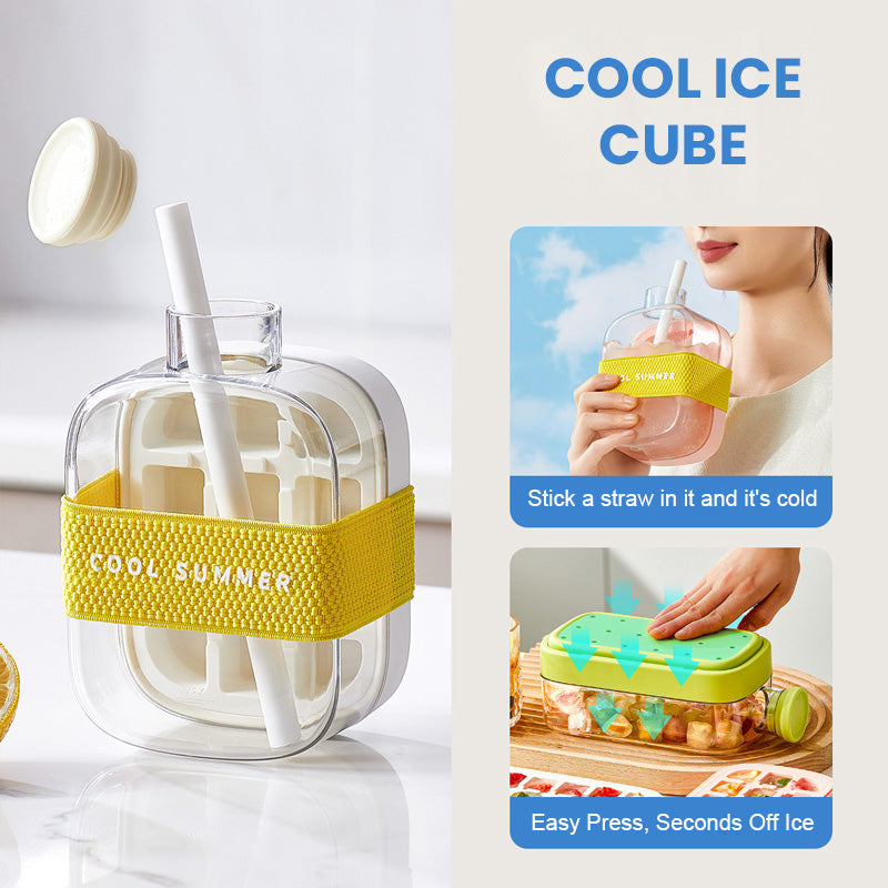Press-to-Release Ice Cube Mold ❄️✨