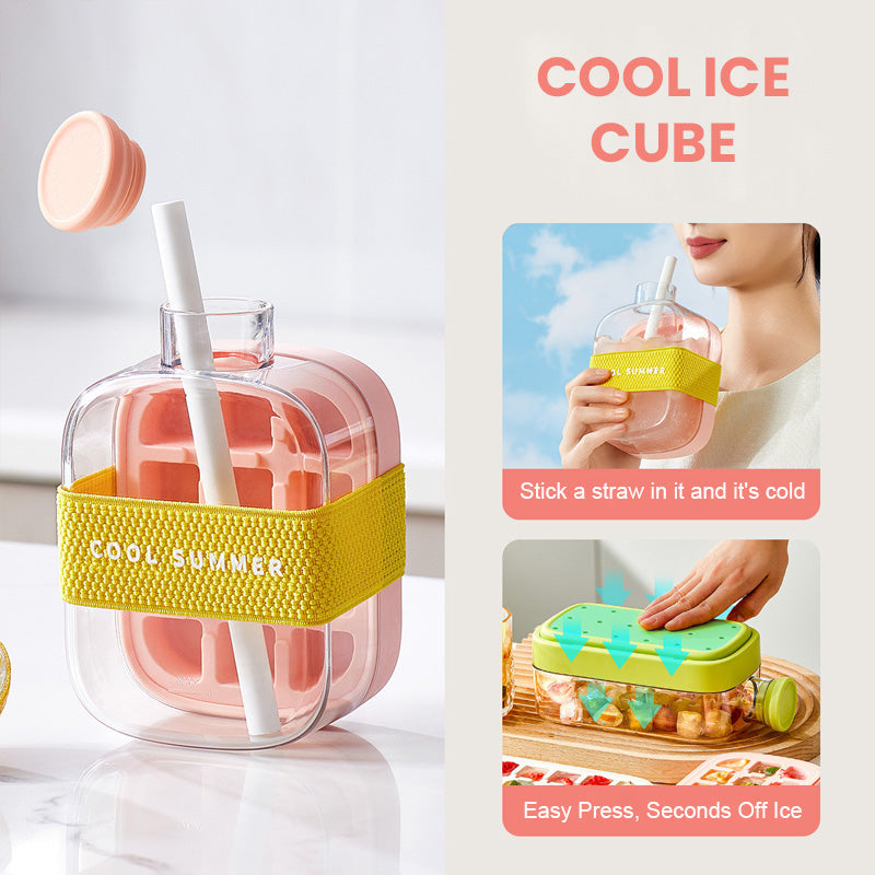 Press-to-Release Ice Cube Mold ❄️✨