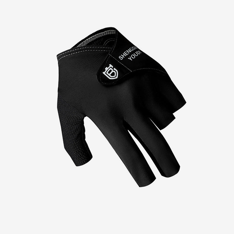 π± Breathable Anti-Slip Half-Finger Billiard Gloves