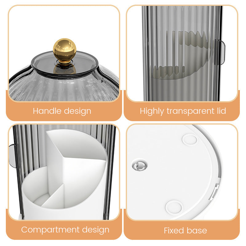 Multi-function Rotating Bird Cage Toiletries Storage Rack