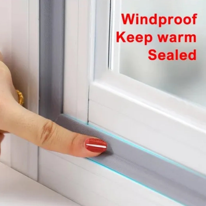 Self-adhesive seals for sliding doors and windows