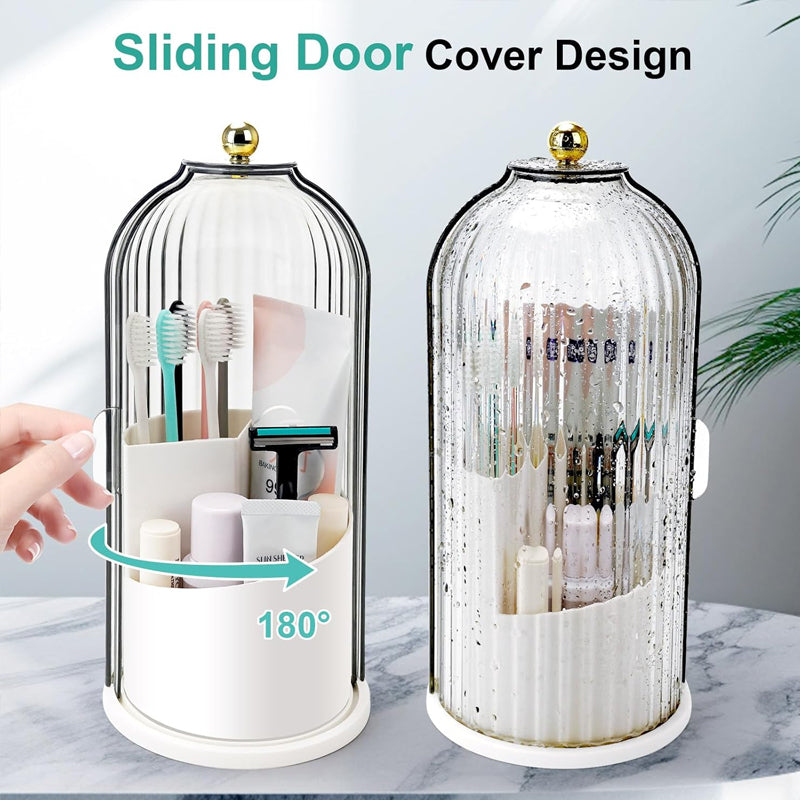 Multi-function Rotating Bird Cage Toiletries Storage Rack