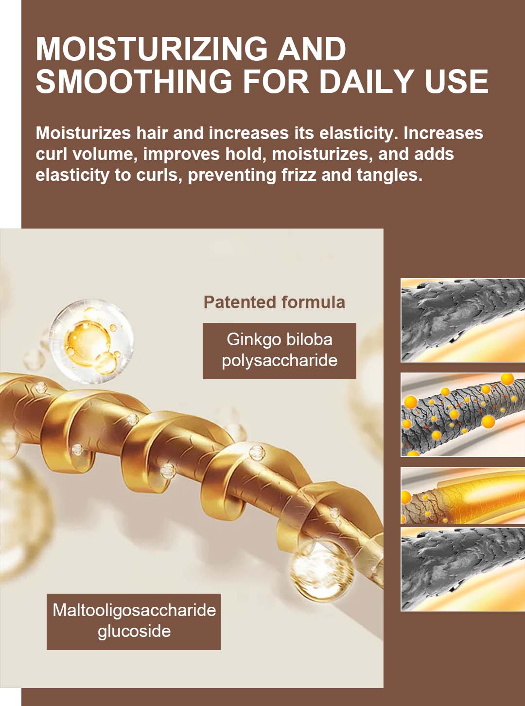 🔥2025 Hot Sale🔥Long-lasting styling volume moisturizing elasticity boosting cream for curly hair