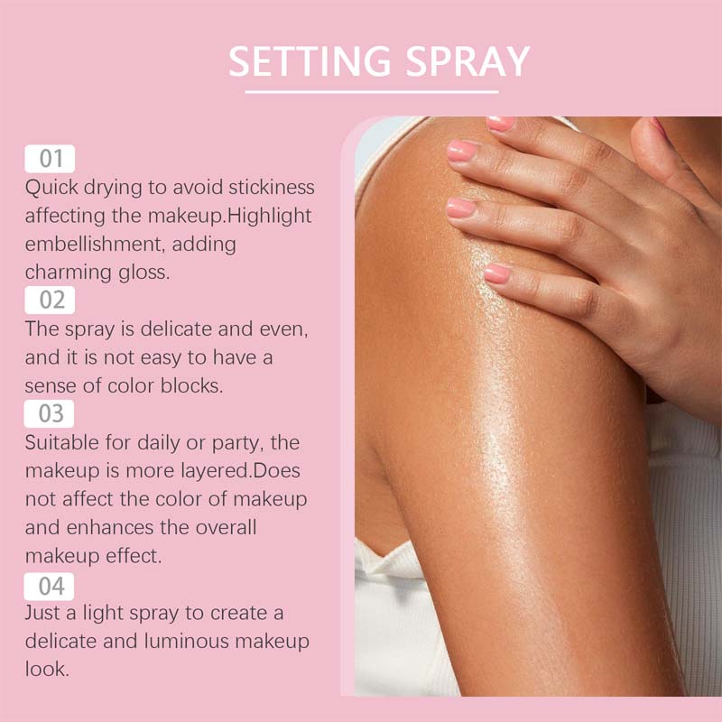 Refreshing Moisturizing and Oil-Control Setting Spray with Subtle Glow