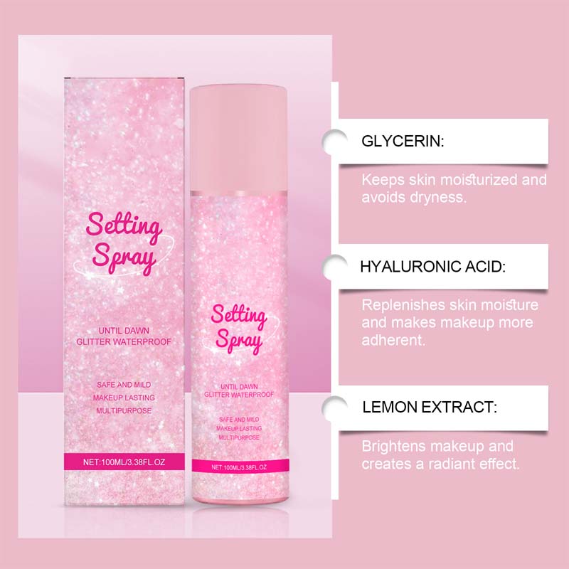 Refreshing Moisturizing and Oil-Control Setting Spray with Subtle Glow