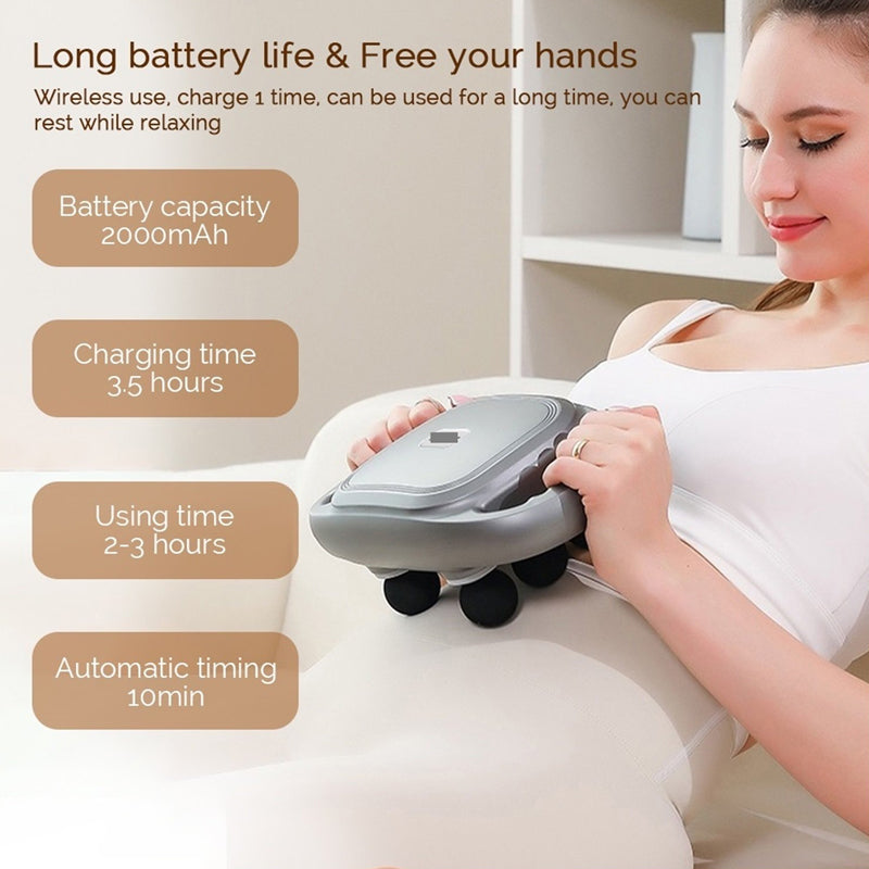 Six/Four-Head Integrated Multifunctional Massager Fascia Gun 💪