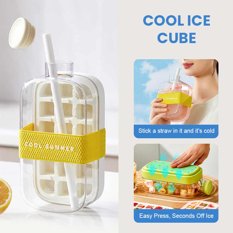 Press-to-Release Ice Cube Mold ❄️✨