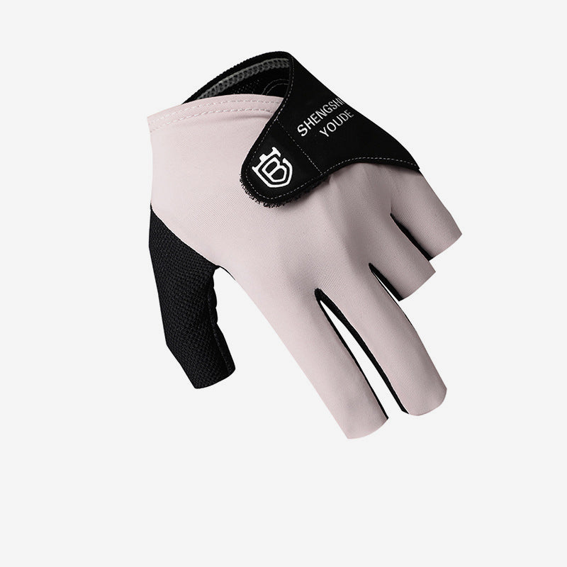 π± Breathable Anti-Slip Half-Finger Billiard Gloves