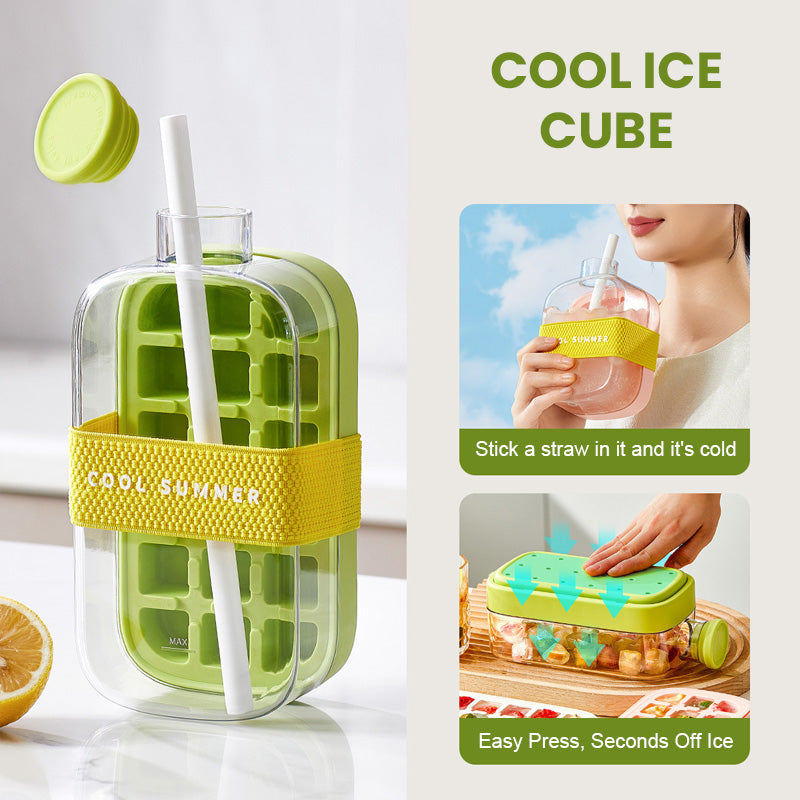 Press-to-Release Ice Cube Mold ❄️✨