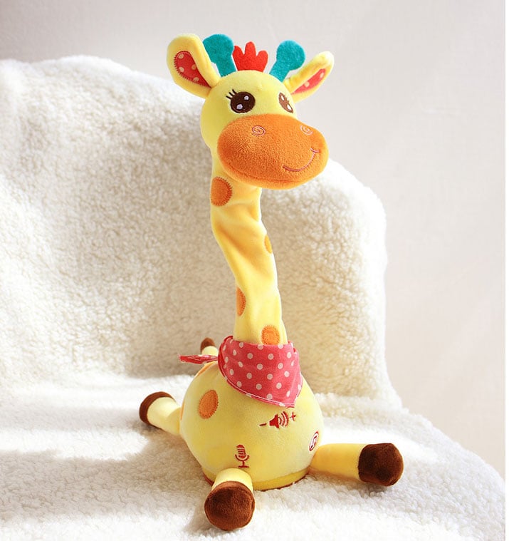🎉 De bestverkochte muzikale giraffenknuffel – zingt, danst en herhaalt wat je zegt! 🦒🎵🗣️