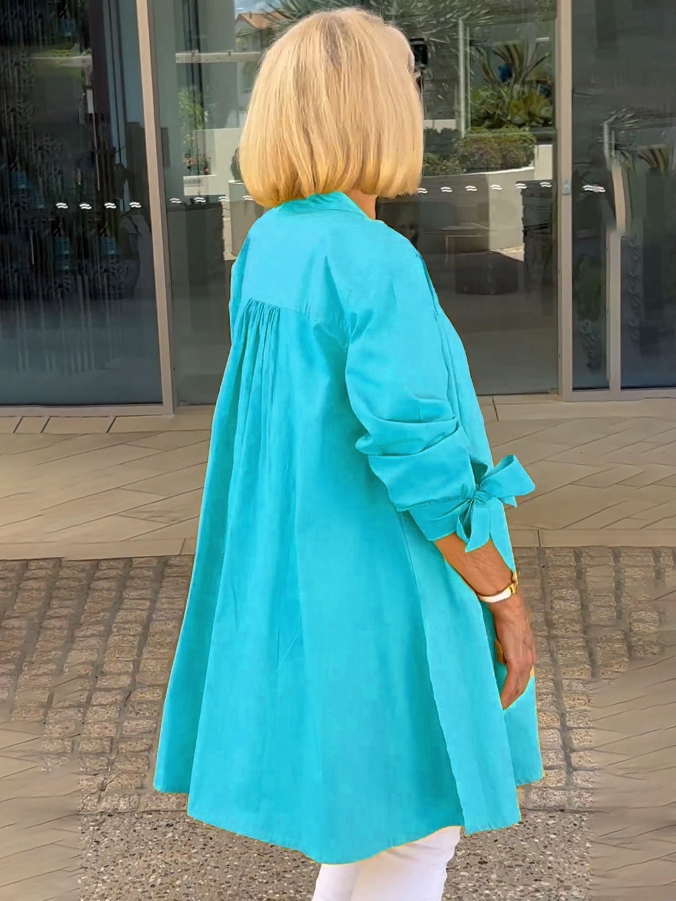 ✨Women's Casual Bow Cuff Cotton Cardigans