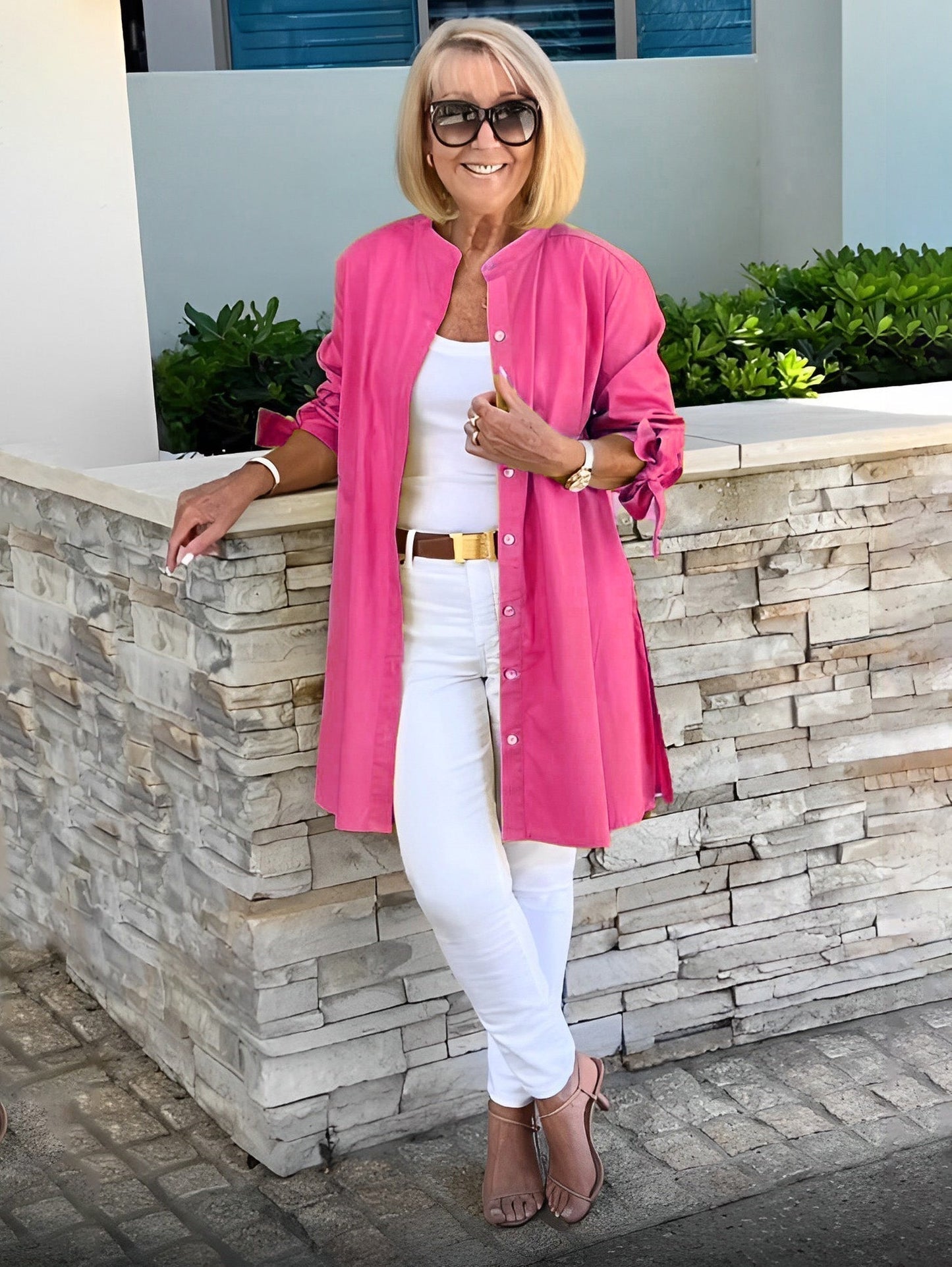 ✨Women's Casual Bow Cuff Cotton Cardigans