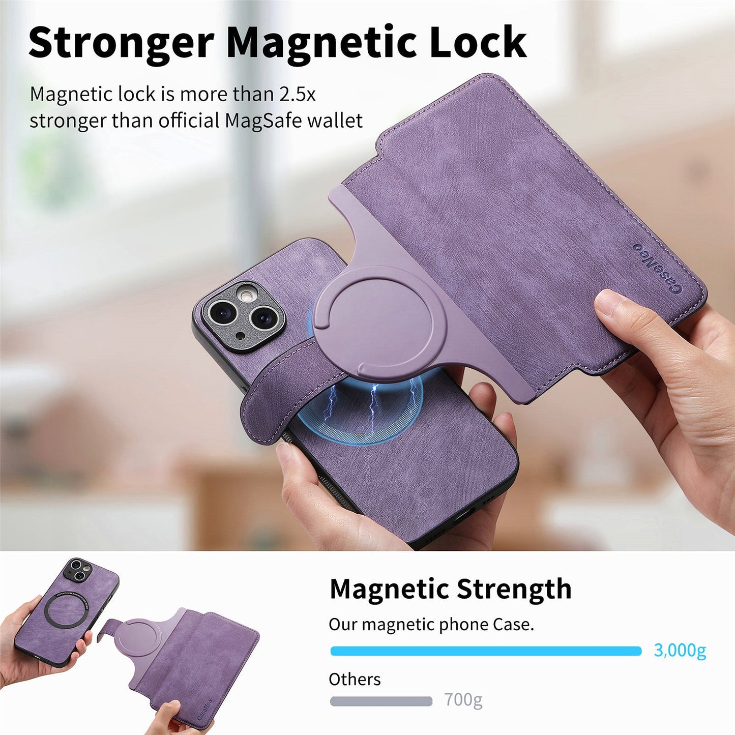 Detachable Magsafe 2-in-1 phone case