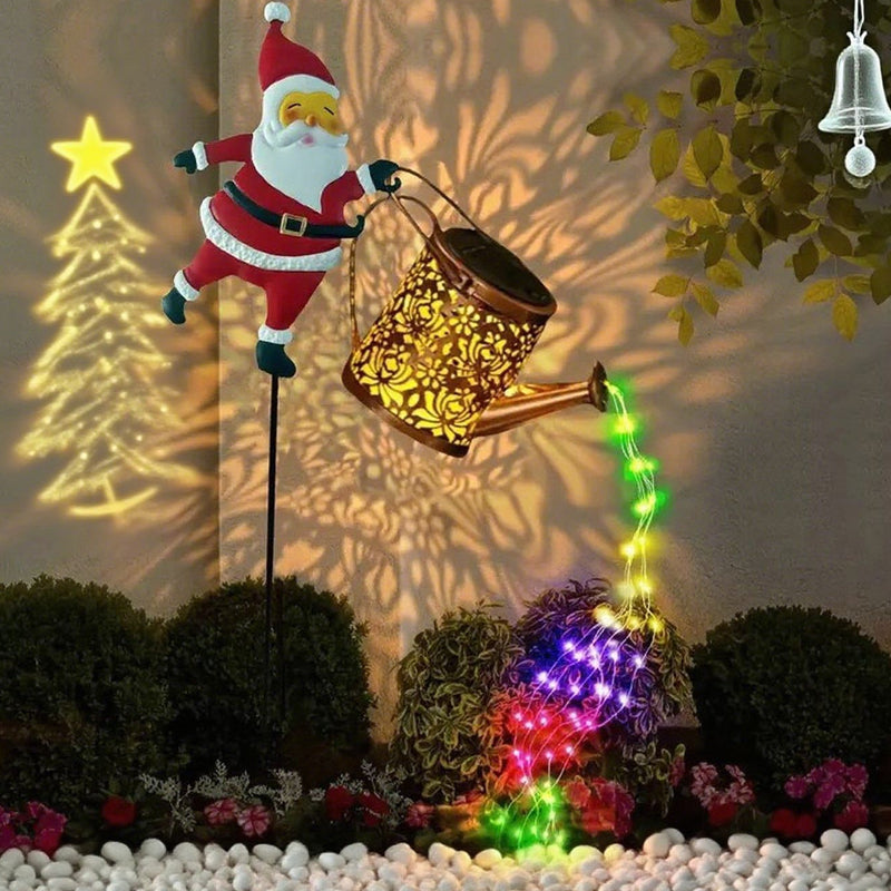 ⏰Solar-Gartenlampe in Form des Weihnachtsmanns🎅