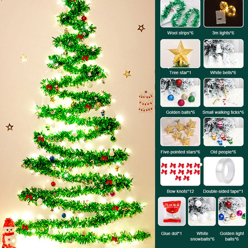 Christmas Tree Hair Strips DIY Material Kit