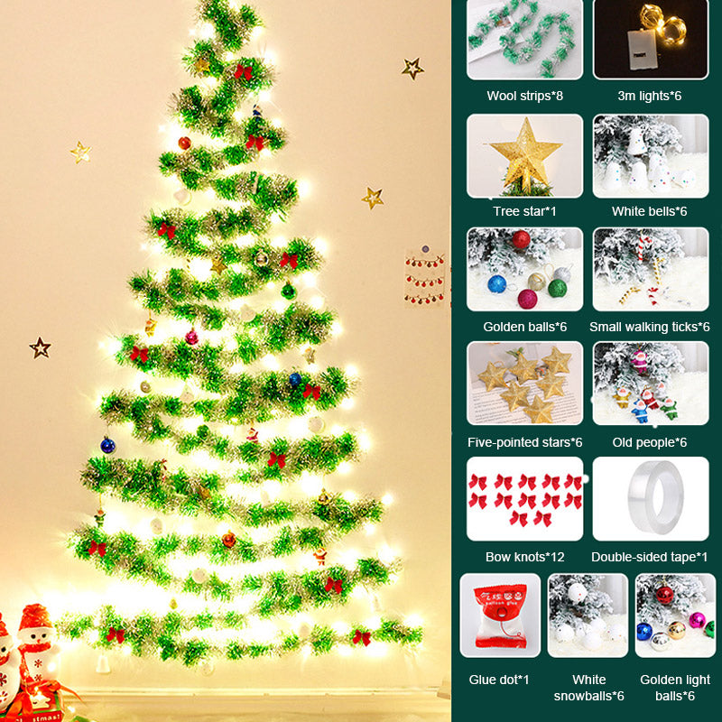 Christmas Tree Hair Strips DIY Material Kit
