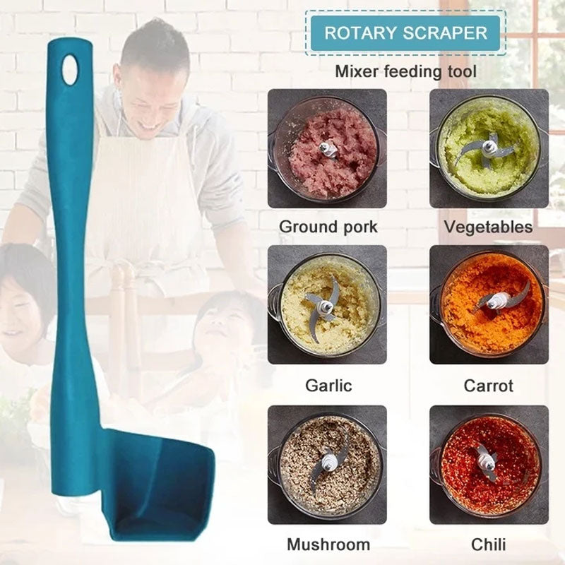 Rotating Spatula Scraper