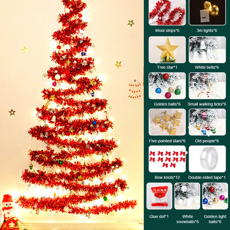 Christmas Tree Hair Strips DIY Material Kit