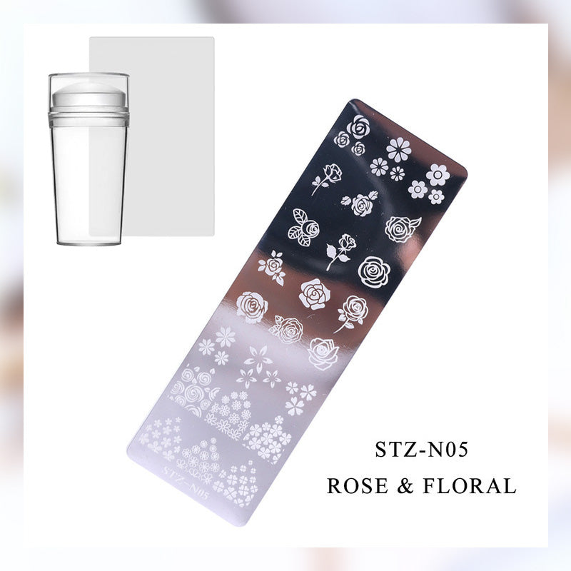 Unlimited Creativity✨: Personalized Nail Art Transfer Steel Plate, Let Your Fingertips Shine💅