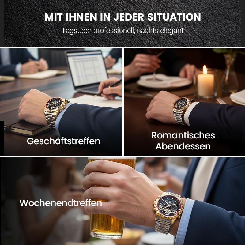 ⌚💧Schweizer brandneue wasserdichte automatische mechanische Uhren