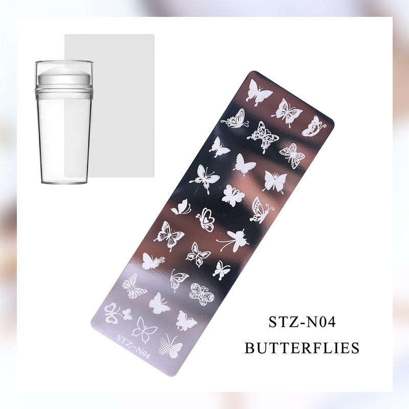 Unlimited Creativity✨: Personalized Nail Art Transfer Steel Plate, Let Your Fingertips Shine💅