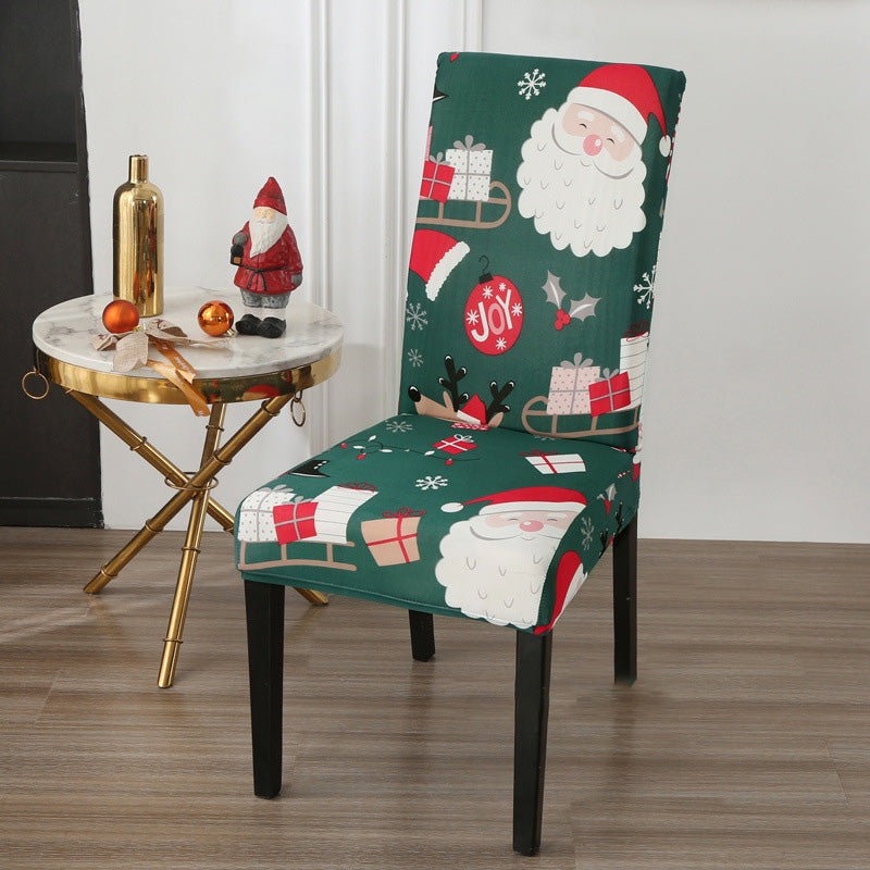 🎄Christmas elastic dining chair dust cover - a warm and festive atmosphere to accompany you through Christmas🎄