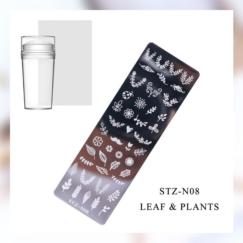 Unlimited Creativity✨: Personalized Nail Art Transfer Steel Plate, Let Your Fingertips Shine💅
