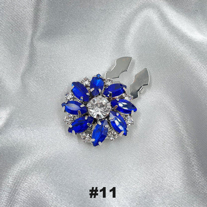 Floral diamond sleeve buttons
