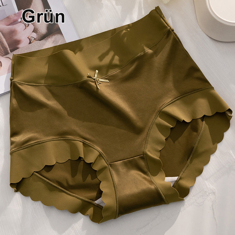 PAY1 GET 3(3PACKS) PREMIUM SATIN ANTIBACTERIAL ICE SILK MOISTURE-ABSORBING PANTIES