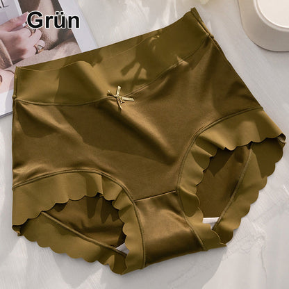 PAY1 GET 3(3PACKS) PREMIUM SATIN ANTIBACTERIAL ICE SILK MOISTURE-ABSORBING PANTIES