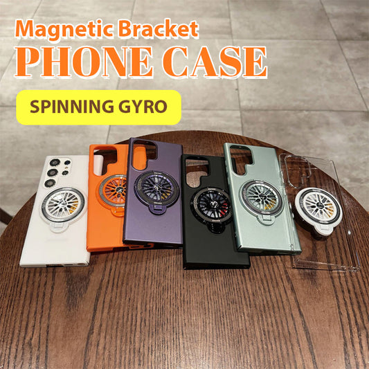 Spinning Gyro Magnetic Bracket Phone Case