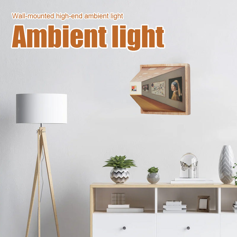 💡3D naked eye vision wall light✨Wall-Mounted High-End Ambient Light