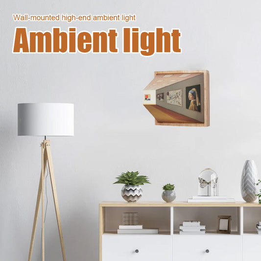 💡3D naked eye vision wall light✨Wall-Mounted High-End Ambient Light