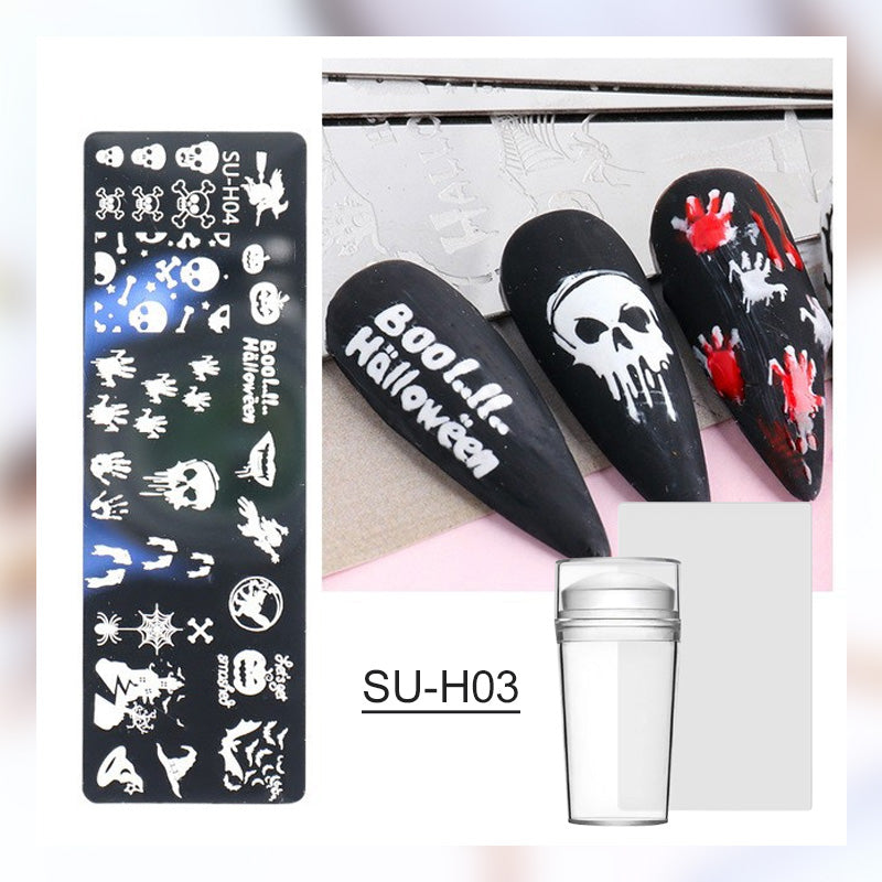 Unlimited Creativity✨: Personalized Nail Art Transfer Steel Plate, Let Your Fingertips Shine💅