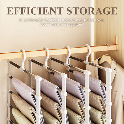 Multi-Layer, Non-Slip Trouser Rack