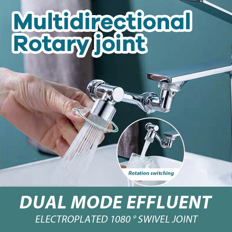 🚰Universeller Spültischhahn-✨360° drehbare Wasserhahn-Luftsprudler-Verlängerung