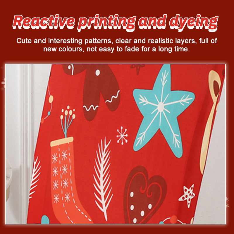 🎄Christmas elastic dining chair dust cover - a warm and festive atmosphere to accompany you through Christmas🎄