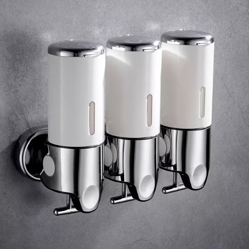 Wall-mounted soap dispenser for the bathroom