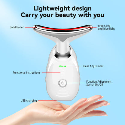 Neck and face massager