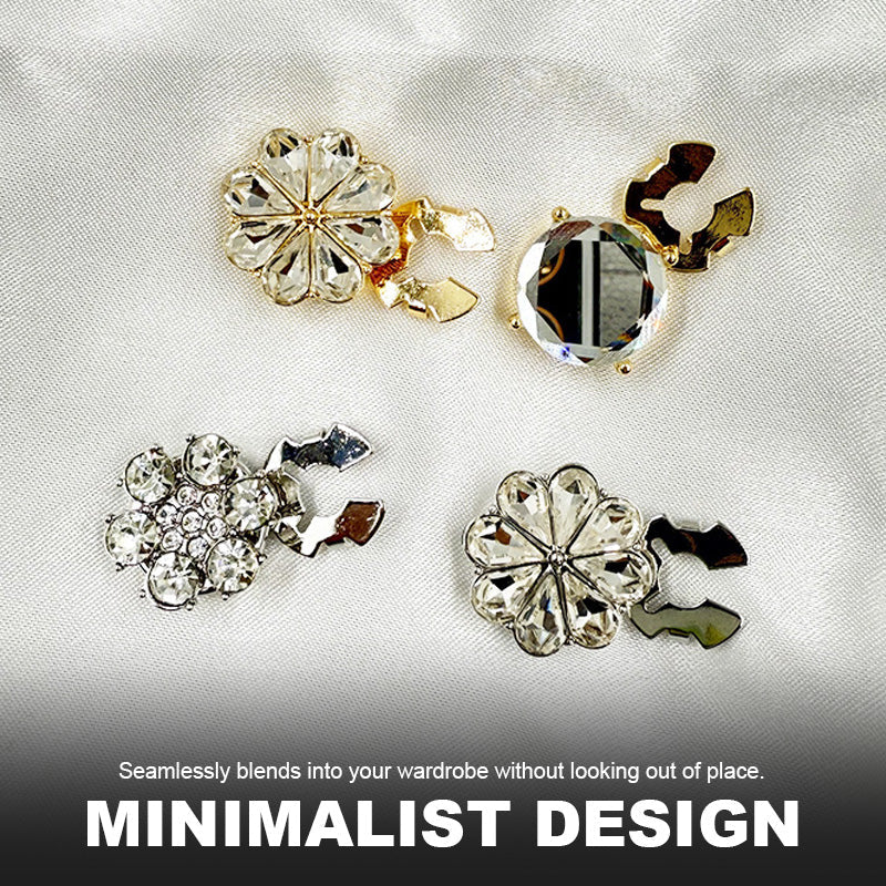 Floral diamond sleeve buttons