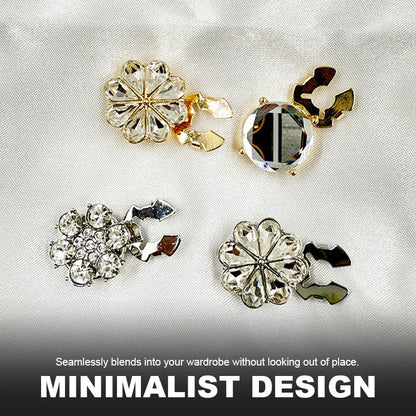 Floral diamond sleeve buttons