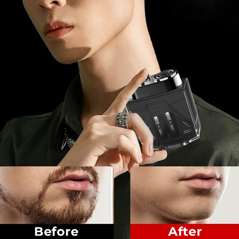 Transparent Double-Head Shaver