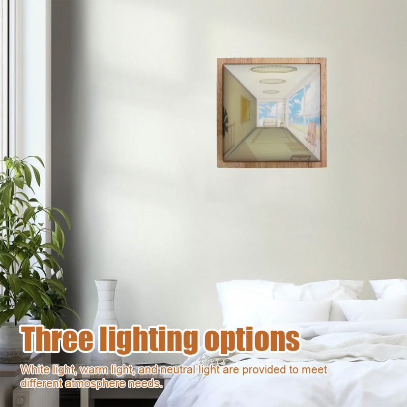 💡3D naked eye vision wall light✨Wall-Mounted High-End Ambient Light