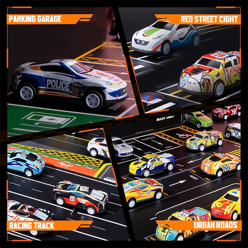 Geschenkset mit Mini-Pullback-Container für Autos 🚗🎁