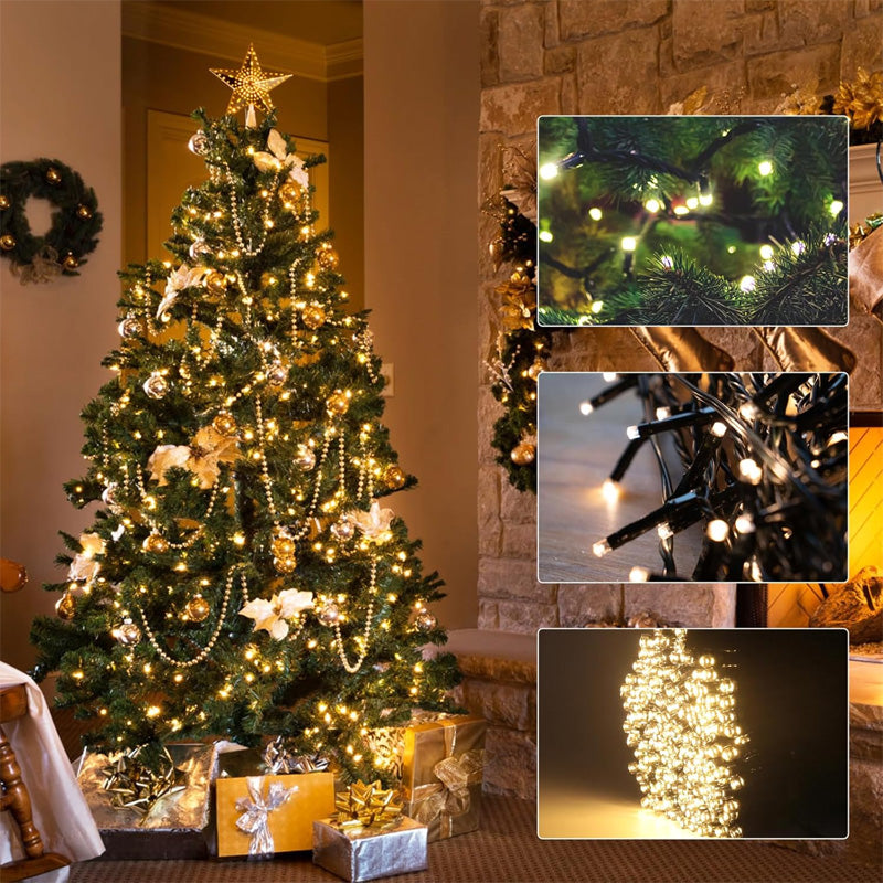 🎄 LED Ring Waterfall Christmas Tree Lights 🎄