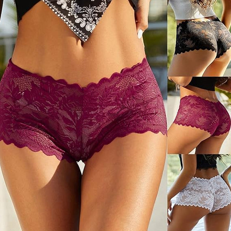 Large size seamless lace panties🔥Buy 2 get 1 free (3 packs)