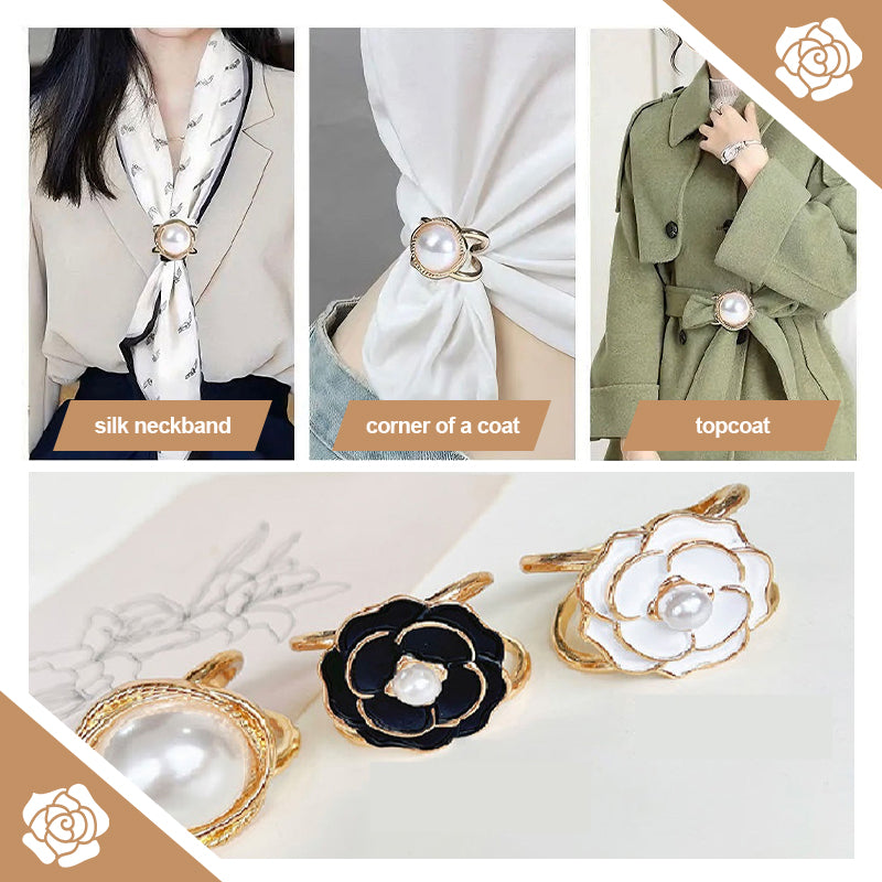 Multifunctional camellia knot buckle