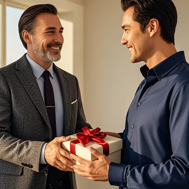 🏆 Tragbare Zigarrenkiste mit Vintage-Motiv und Litschi-Muster