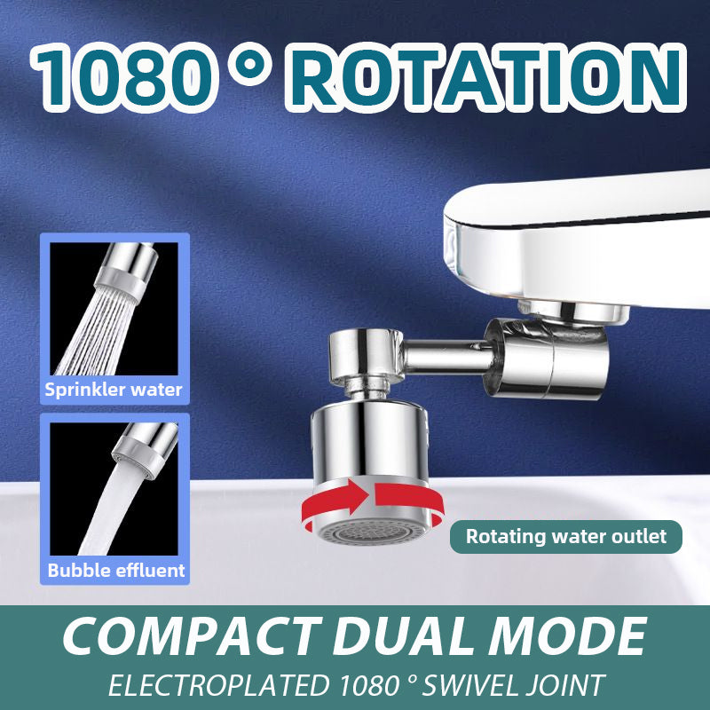 🚰Universeller Spültischhahn-✨360° drehbare Wasserhahn-Luftsprudler-Verlängerung